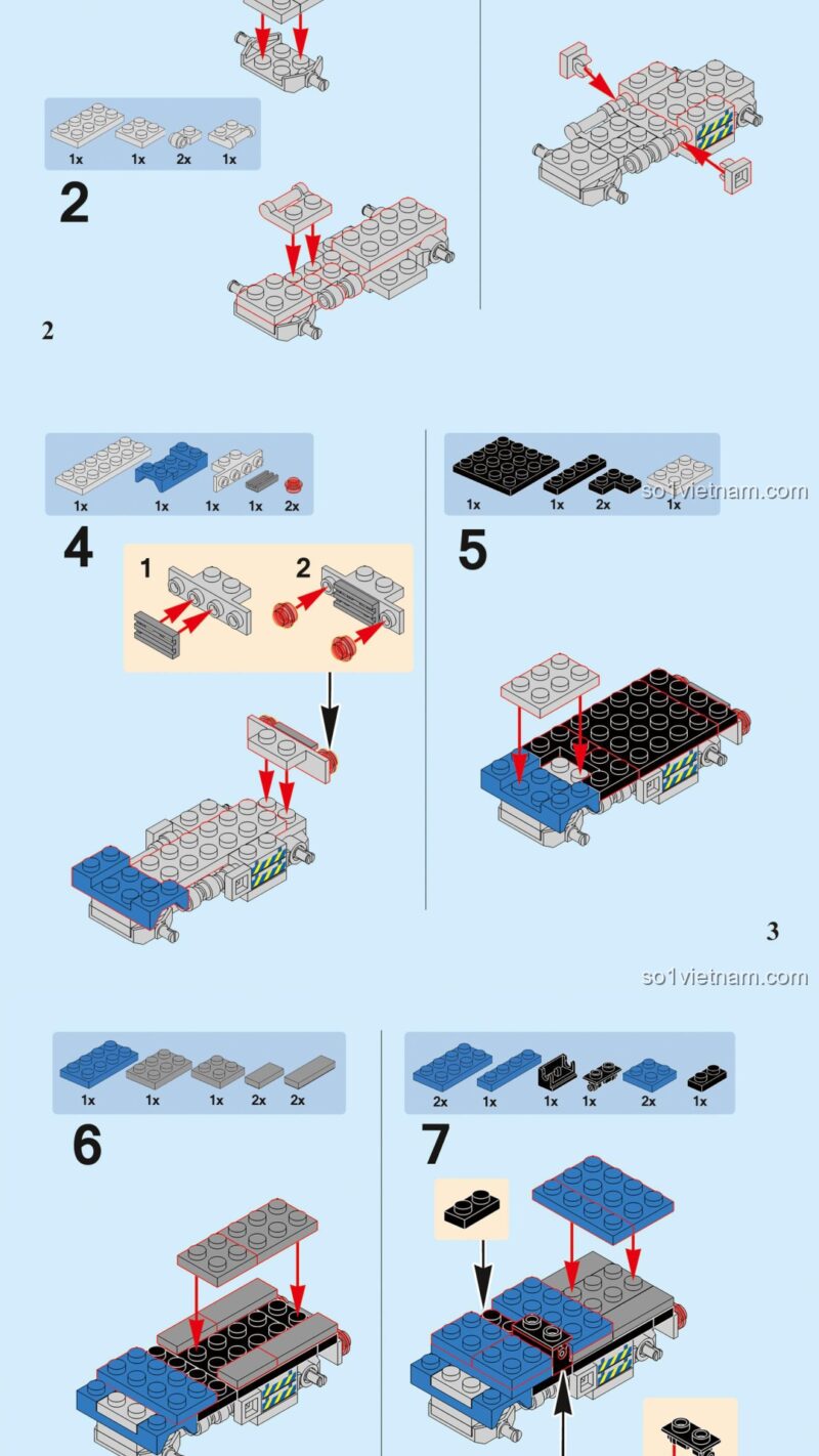 Sách DECOOL 22028 Xe Tải Đua