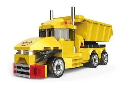 Bộ đồ chơi DECOOL 22032 Xe Tải Tự Đổ Mini kéo lùi, đồ chơi mô hình xe công trình cho bé trai 6 tuổi giá tốt.