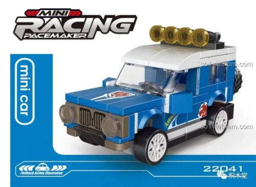 đồ chơi mô hình Xe Đua Mini DECOOL 22041, xe kéo lùi mini cho bé trai 6 tuổi, chất lượng cao