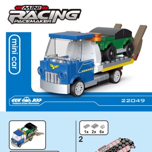 Xe Cứu Hộ Mini Kéo Lùi DECOOL 22049 Hướng dẫn lắp ráp DECOOL 22049 Xe Cứu Hộ Mini