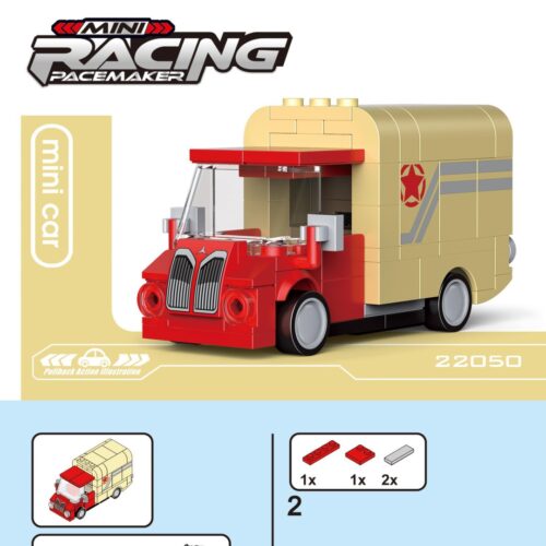Sách Hướng Dẫn Lắp Ráp DECOOL 22050 Xe Tải Vận Chuyển Mini Kéo Lùi DECOOL Hướng Dẫn DECOOL 050 Xe Vận Chuyển Mini