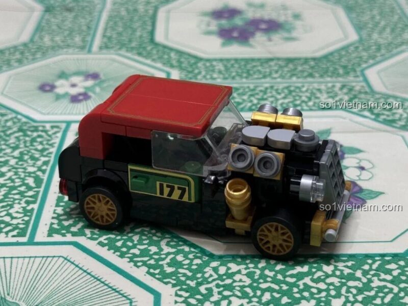 Xe Đua Cổ Điển Mini DECOOL 22052, đồ chơi lắp ráp chất lượng cao, cho bé trai 6 tuổi.