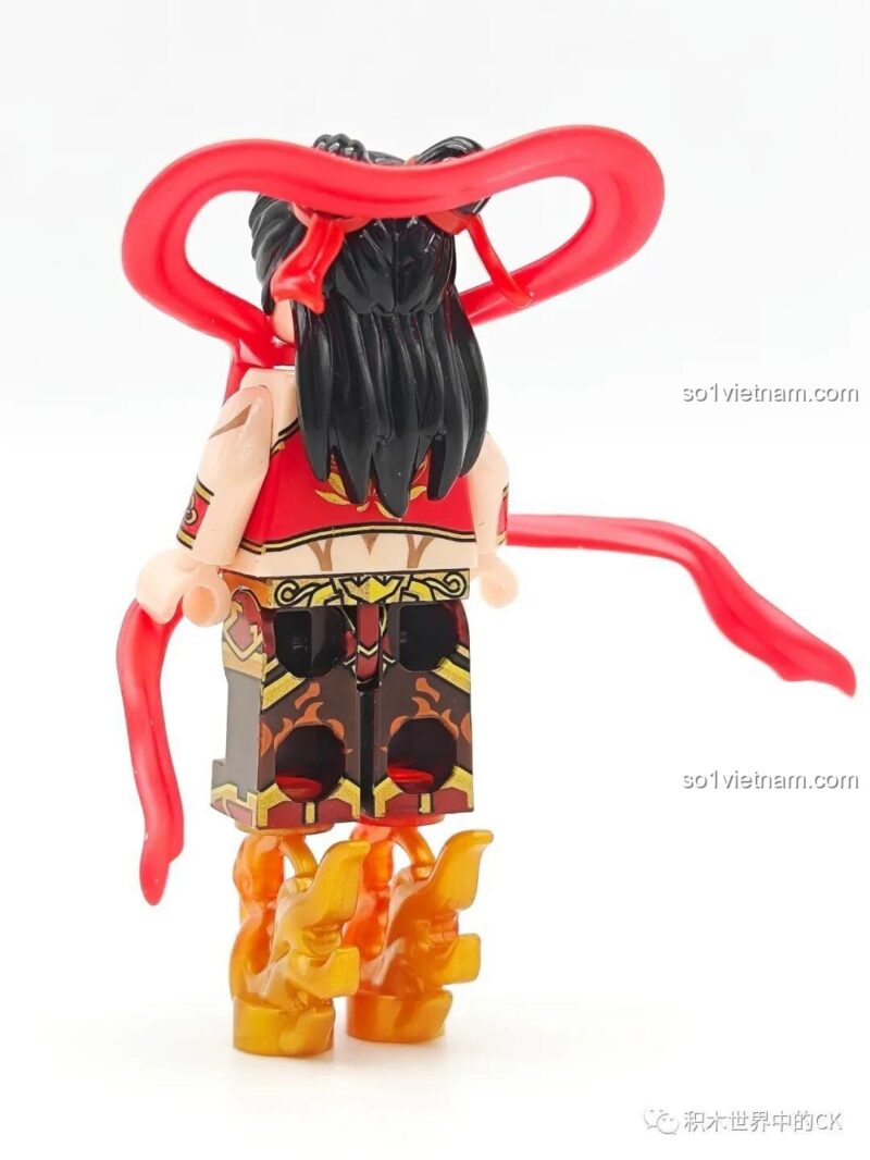 Minifigure Tôn Ngộ Không - Tây Du Ký, tạo dáng, 8 tuổi, con trai, hành trình Tây Du, nhân vật Tôn Ngộ Không chi tiết, màu sắc sống động