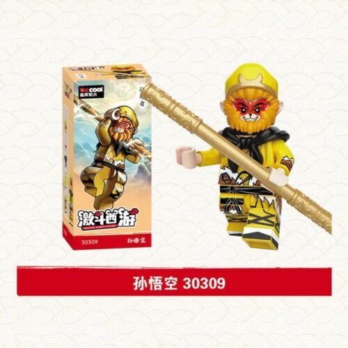 Bộ Lắp Ghép Minifigure Tôn Ngộ Không - Tây Du Ký, 8 tuổi, con trai, hành trình Tây Du, nhân vật Tôn Ngộ Không chi tiết, màu sắc sống động