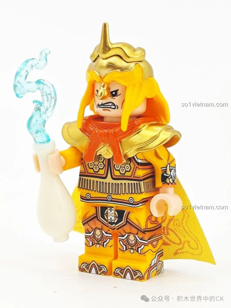 Decool 30313 Kim Giác Đại Vương - Hộp thông tin nhân vật hư cấu, đồ chơi sáng tạo cho bé 8 tuổi