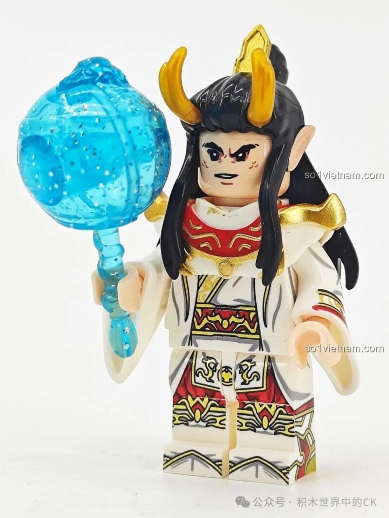 Decool 30313 Kim Giác Đại Vương - Minifigure Ngộ Không chi tiết Tây Du Ký, đồ chơi phát triển trí tuệ cho bé 8 tuổi