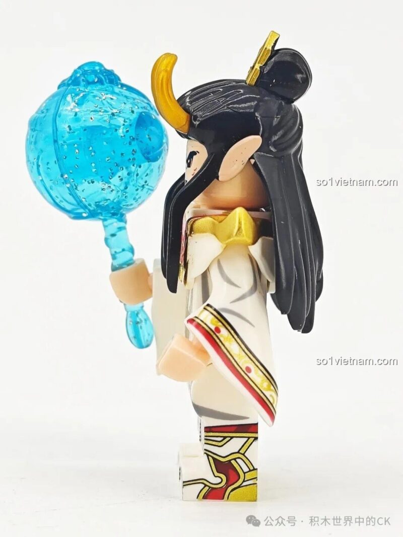 Decool 30313 Kim Giác Đại Vương - Minifigure Tam Thái Tử Áo Bính chi tiết Tây Du Ký, đồ chơi sáng tạo cho bé 8 tuổi