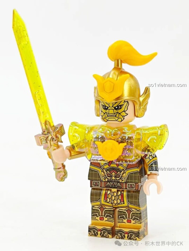 Mô hình Thiên Binh Xanh cầm chuyền bộ lắp ghép Decool 30322
