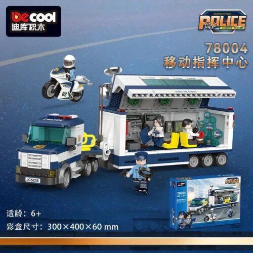 bộ đồ chơi Trung tâm chỉ huy di động Decool 78004 giá rẻ cho bé trai 6 tuổi