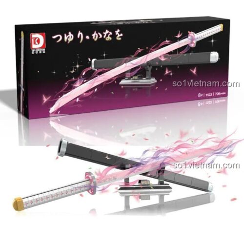 Mô hình bộ đồ chơi DK 1523 Kiếm Nhật Bản Thần Thoại Lưỡi Dao Tinh Xảo