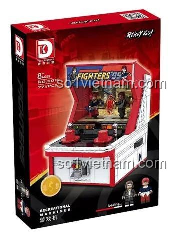 Hộp sản phẩm đồ chơi mô hình DK 5010 Cỗ máy game thùng hoài niệm, quà tặng sinh nhật ý nghĩa cho con trai.