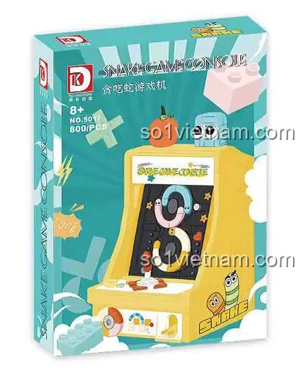 Hộp Máy Game Rắn Săn Mồi DK 5017 với thiết kế bắt mắt, Đồ chơi game giải trí cho bé 8 tuổi