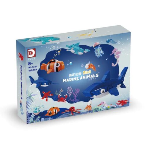bộ lắp ghép Động vật biển DK 5020 hộp sản phẩm giá tốt cho bé 8 tuổi