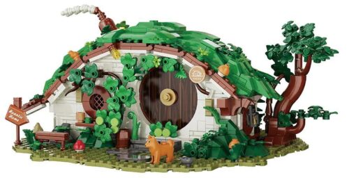 Bộ lắp ghép Ngôi nhà Hobbit Bag End DK 6031, mô hình kiến trúc tinh xảo cho trẻ 8 tuổi+, giá tốt.