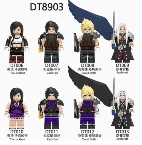 Bộ đồ chơi Minifigure Final Fantasy DT8903 giá rẻ, bộ lắp ghép Nhân vật Final Fantasy cho bé trai, bé gái 6 tuổi, đồ chơi mô hình Figure Final Fantasy chất lượng cao.