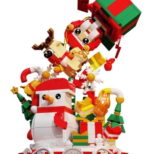 Mô hình Quà Giáng Sinh Dumeca D2009 với Ông Già Noel, Người Tuyết và Tuần Lộc