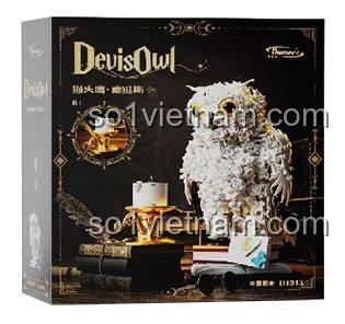 Hộp sản phẩm bộ xếp hình Duomeka D1315 Cú Tuyết Hedwig, món quà ý nghĩa cho fan Harry Potter, chất lượng cao cấp.