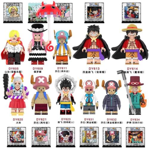Bộ đồ chơi Minifigures One Piece DY_Minifigs DY631 11 nhân vật Vua Hải Tặc chi tiết sắc nét cho bé trai bé gái 8 tuổi giá tốt