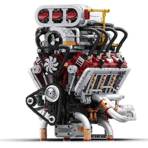 Bộ lắp ghép Động cơ V8 EIKEE Y15001, mô hình động cơ V8 chân thực, 2347 chi tiết, cho bé trai 14 tuổi, giá tốt