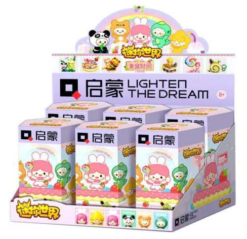 Bộ lắp ghép 启蒙QMAN/ENLIGHTEN/奇妙积木Keeppley 72050 Mô hình Mini World Thời Gian Ẩm Thực, 6 mẫu, đồ chơi sáng tạo cho bé 8 tuổi