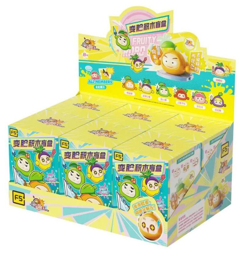 Bộ đồ chơi Hộp Mù Biến Mặt Quả Bảo Đặc Công F5-E0001 giá tốt cho bé 8 tuổi, sưu tập 6 nhân vật độc đáo