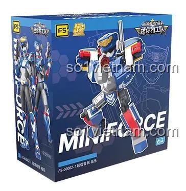F5 F5-G0002-1 Robot biến hình màu xanh dương cho bé trai 6 tuổi