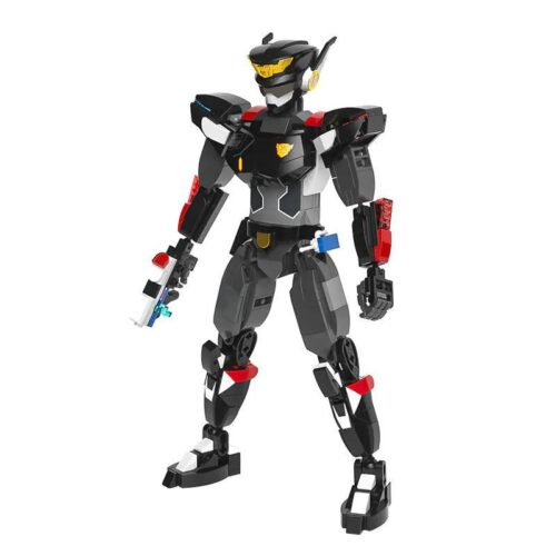 Robot Lôi Chiến F5 Miniforce, bộ lắp ghép robot hành động cho bé trai 6 tuổi, khớp nối linh hoạt, vũ khí tháo lắp