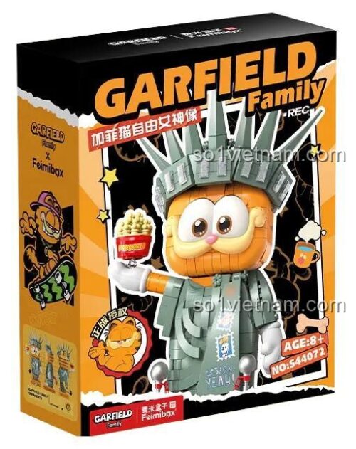 Hộp sản phẩm Garfield Tượng Nữ thần Tự do Feimibox S44072