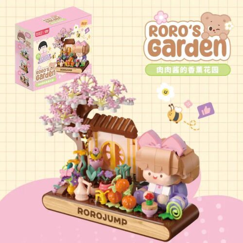 bộ lắp ghép Vườn Thơm Roro Jump Femibox S2308, hộp hương thơm tích hợp, thiết kế đáng yêu, 423 chi tiết, đồ chơi lắp ghép cho con gái 6 tuổi, giá tốt