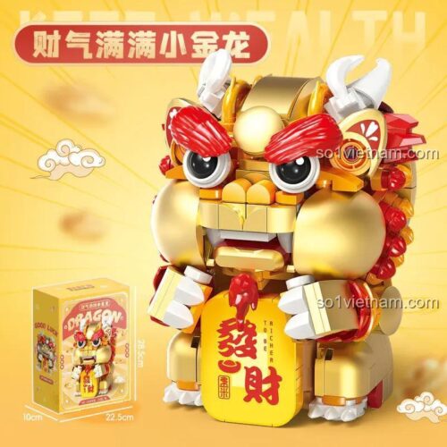 Kích thước của đồ chơi mô hình Femibox S44050 và hộp. Món quà tặng ý nghĩa cho con trai, con gái 8 tuổi.