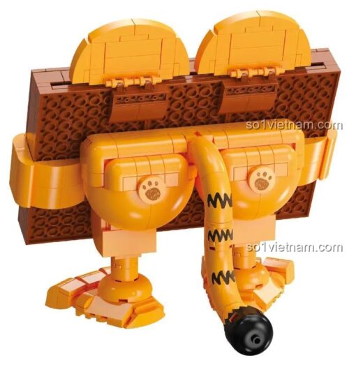 Femibox S44062 Gia đình Garfield mô hình 3D mặt sau