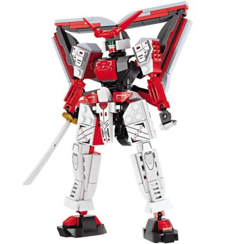 Robot Cao Năng Cơ Giáp 2.0: Đỏ Kiếm Giáp Forange FC1541 với kiếm laser, đồ chơi lắp ráp cho bé trai 6 tuổi