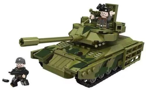 Xe tăng T-14 Armata Forange FC4006 lắp ráp với 2 minifigure