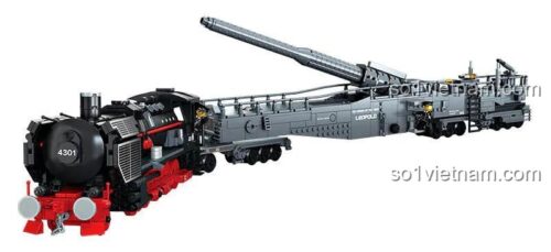 Đồ chơi mô hình Siêu pháo đường sắt K5 Forange FC4301, tái hiện vũ khí hủy diệt trên đường ray, chất lượng cao.
