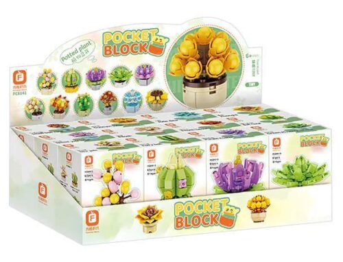 Hộp đồ chơi lắp ghép chậu cây TINY Forange Block FC8141