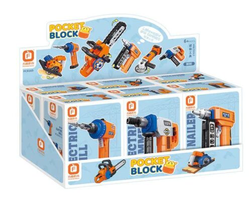 Hộp bộ đồ chơi Forange FC8163 Bộ 6 Món Dụng Cụ Mini Mô Phỏng 687 mảnh