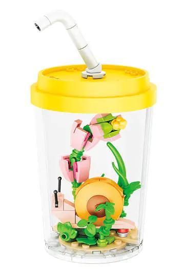 Forange FC8322 Mô hình ốc sên trong ly, bộ lắp ghép sáng tạo cho bé 6 tuổi, 139 chi tiết, tương thích LEGO®, giá tốt