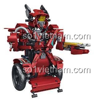 Forange FC9013 Robot biến hình đỏ cho bé trai 6 tuổi