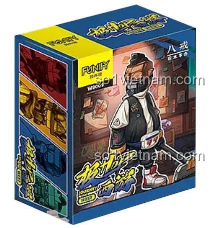 Hộp đồ chơi mô hình Trư Bát Giới Phong Cách Hiện Đại FUNIFY W9009, thiết kế cyberpunk ấn tượng, quà tặng tiết kiệm cho bé trai.