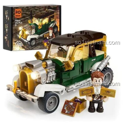 Hộp sản phẩm Xe Steampunk Cổ điển FunWhole F9019