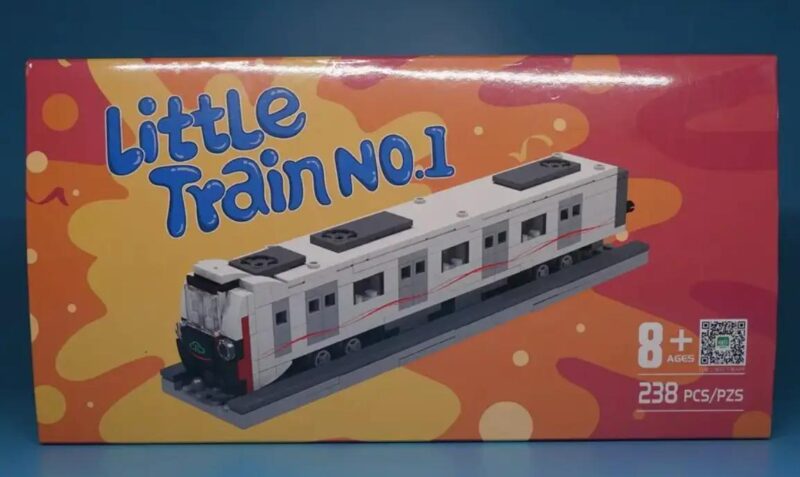 Bộ đồ chơi tàu điện ngầm Fuzhou Metro Little Train No.1 238 mảnh ghép, đồ chơi mô hình tàu điện cho bé trai 8 tuổi giá tốt