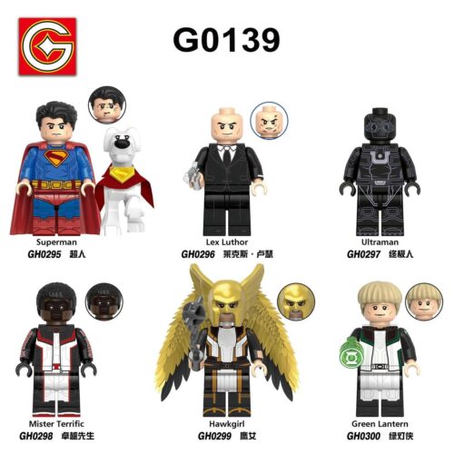 Bộ đồ chơi Minifigures DC G-Bao G0139, bộ 6 siêu anh hùng DC chất lượng cao cho bé trai 8 tuổi giá tốt.