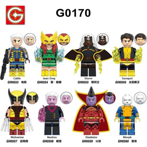 Bộ đồ chơi X-Men '97 G Brand G0170 minifigures giá rẻ, chất lượng cao cho bé trai 6 tuổi, bé gái 6 tuổi, tái hiện biệt đội dị nhân với sức mạnh đặc biệt.