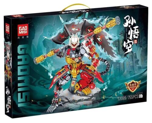 Bộ lắp ghép Tôn Ngộ Không Cơ Giáp GAO MISI T2089 755 Mảnh Ghép, Đồ chơi mô hình Tôn Ngộ Không Cơ Giáp cho bé trai 6 tuổi, Giá tốt, Chất lượng cao, Rèn luyện tư duy