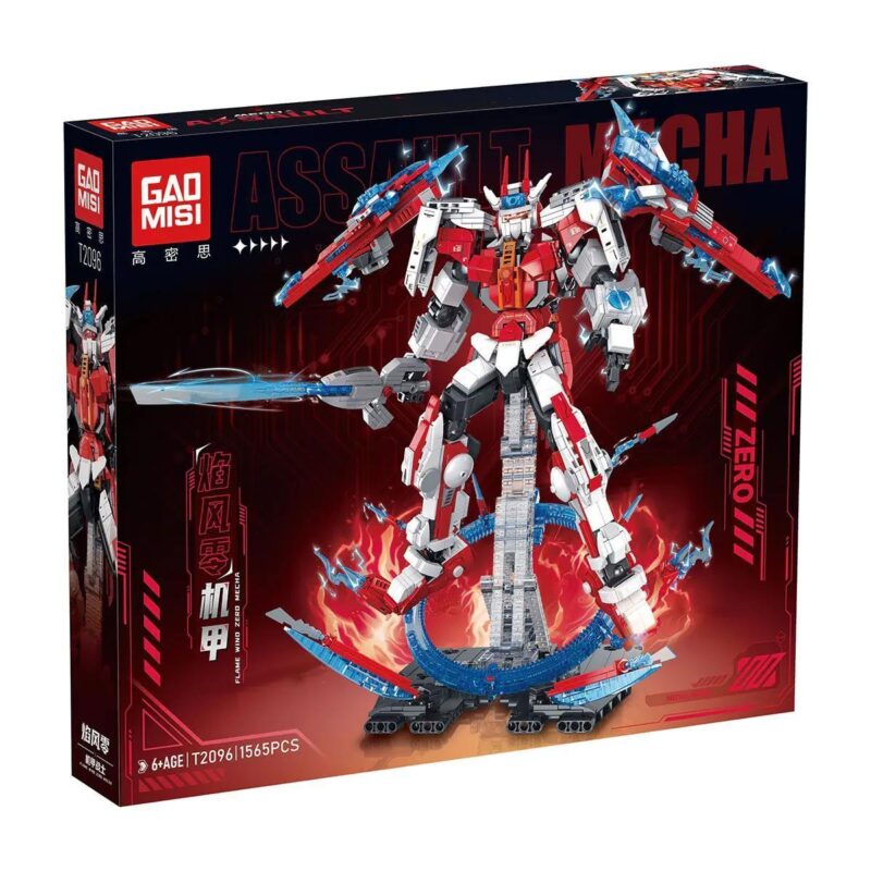 Hộp đồ chơi LEGO® tương thích Mecha Tấn Công "Ngọn Lửa Không" GAO MISI T2096 1565 mảnh ghép cho bé trai 6 tuổi