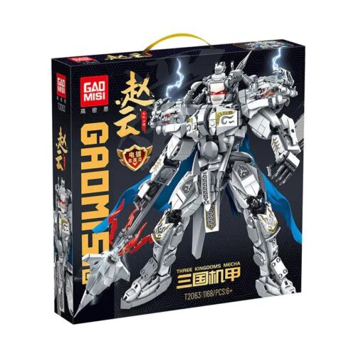 Bộ lắp ghép GAOMISI T2063 Cơ Giáp Triệu Vân Vô Song Thượng Tướng 1168 chi tiết cho bé trai 6 tuổi