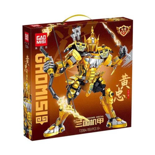 Bộ lắp ghép Tam Quốc Cơ Giáp Hoàng Trung GAOMISI T2064 1151 chi tiết