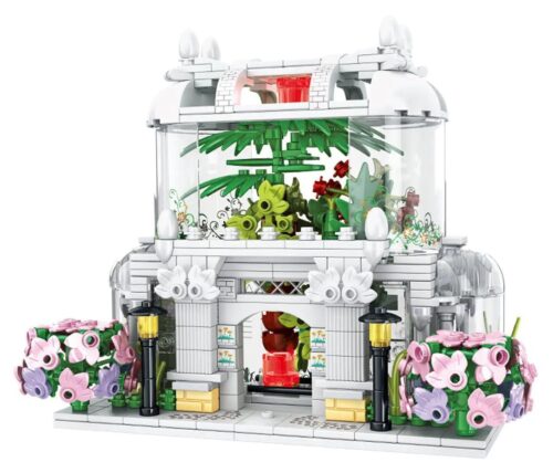 Bộ lắp ghép GAOMISI T2069 Cửa hàng hoa, đồ chơi mô hình Nhà kính hoa cho bé gái 6 tuổi, giá tốt