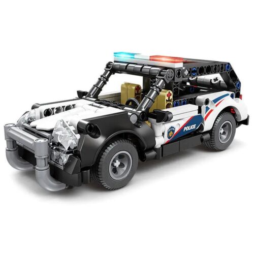 Bộ lắp ghép Xe Cảnh Sát Trinh Sát SUV GBL KY1087, đồ chơi lắp ráp chất lượng cao cho bé trai 6 tuổi, giá tốt