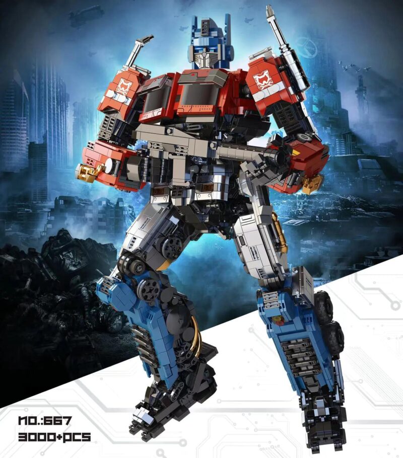 Bộ lắp ghép Optimus Prime Generic 667, đồ chơi mô hình Optimus Prime cho bé trai 12 tuổi, mô hình lớn 45cm, giá tốt